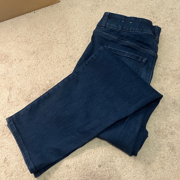 Lane Bryant size 20L Tighter Tummy waistband high-rise Straight leg Stretch Jean - Picture 5 of 6